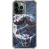 Gothic Moon with Bats and Flowers by Sarah Richter iPhone 13 Pro Max Clear Case